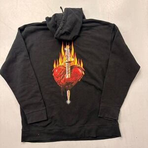 21 Savage Savage Mode 2 Merch black heart hoodie Size XL